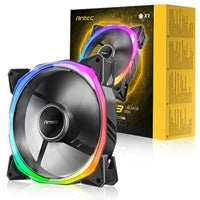 Antec Fusion T3 140mm ARGB PWM Fan - Hydraulic Bearing, 30mm Thick Antec Fusion T3 140mm ARGB PWM Fan - Hydraulic Bearing, 30mm Thick